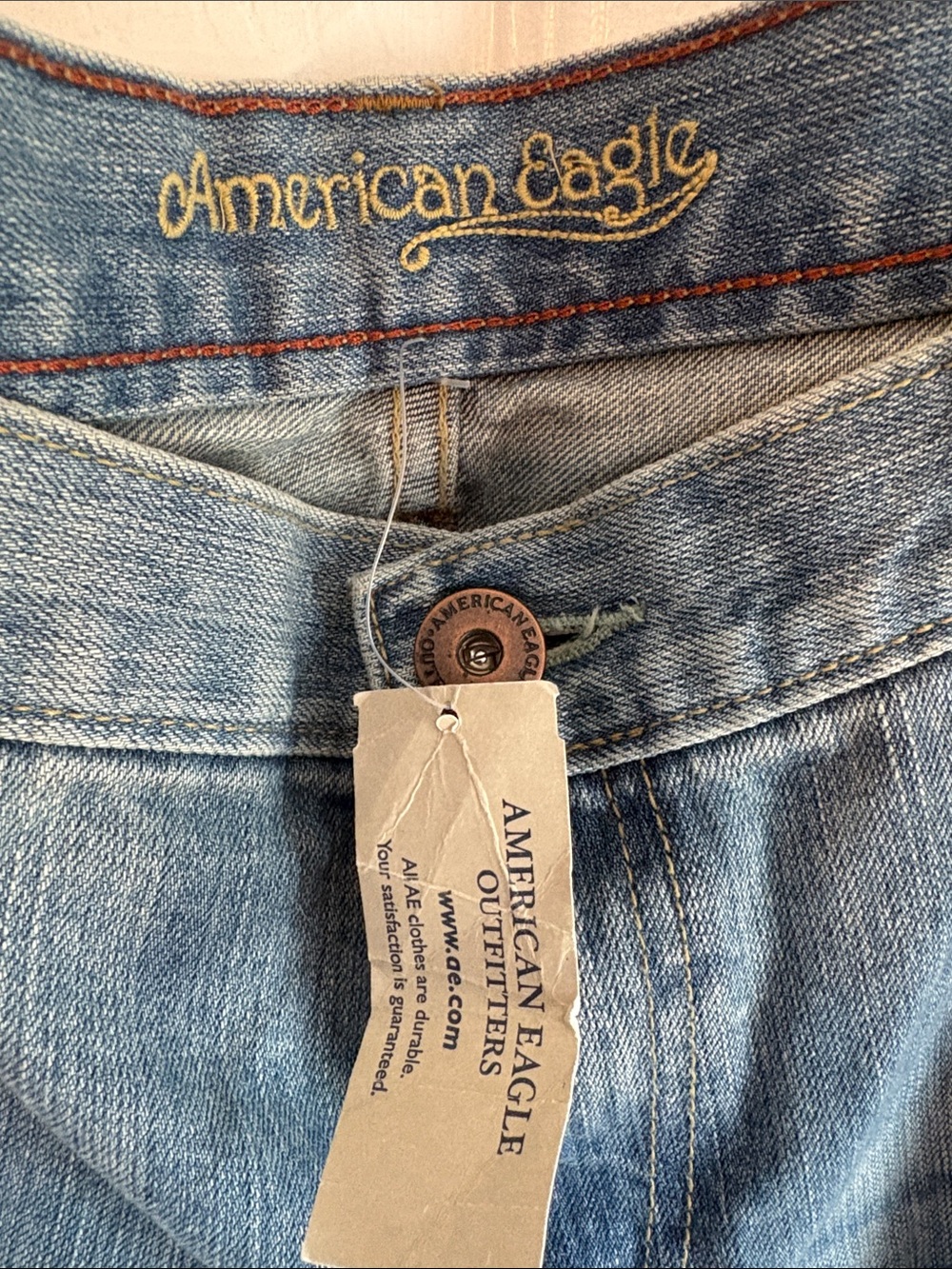 American Eagle Vintage Y2K Hipster Low Rise Bootcut Jeans - 14 Short/Petite NWT - Picture 2 of 16